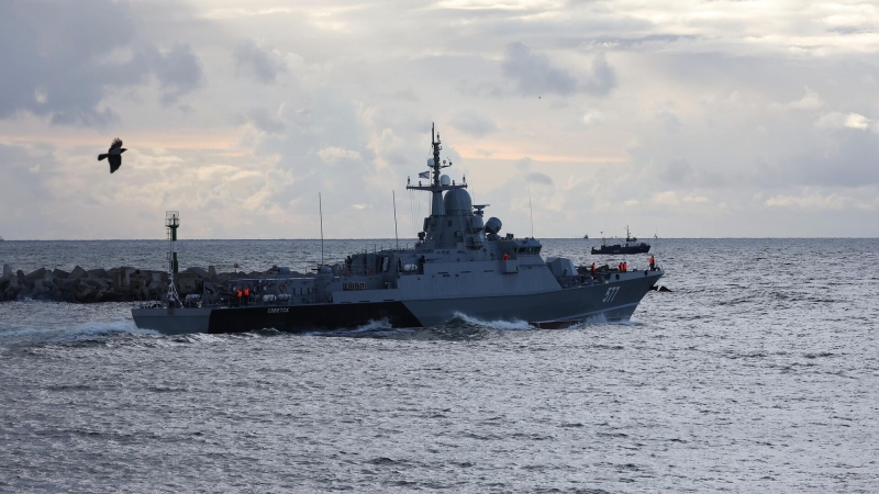 Балтийский флот провел тактическое учение по борьбе с минами