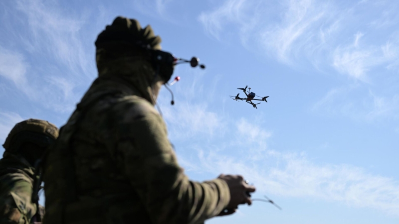 Бойцы "Ахмата" используют FPV против дронов ВСУ в Серебрянском лесничестве