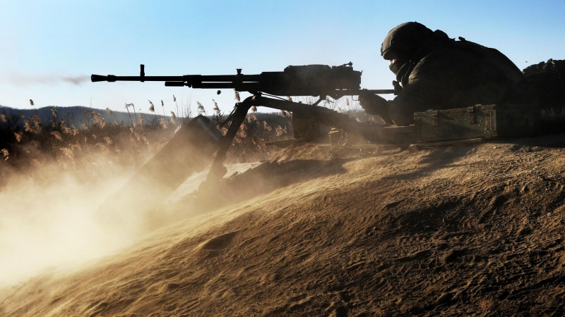 Бойцы использовали специальные накидки при освобождении Ольговского