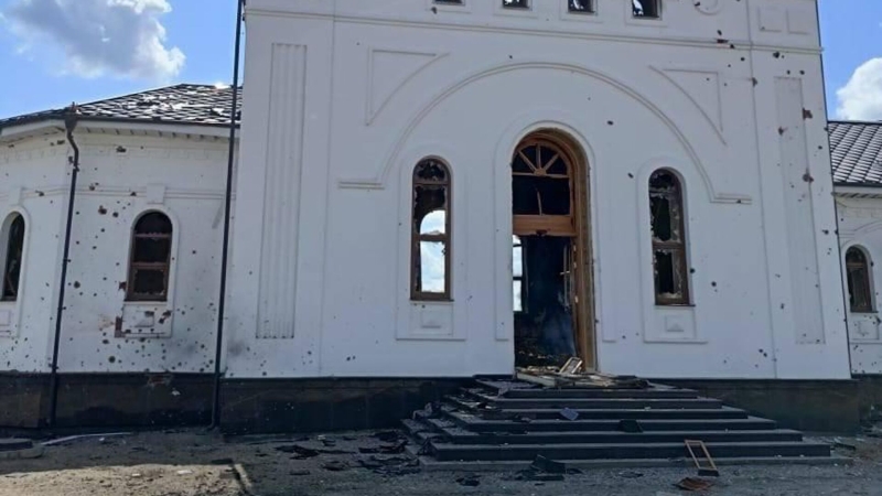 Горнальский монастырь вошел в число объектов, сильно разрушенных ВСУ