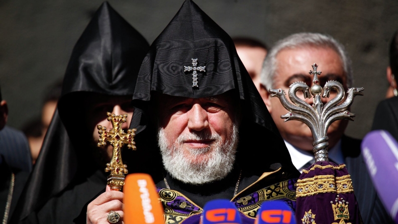 Католикос всех армян встретился с госсекретарем Ватикана