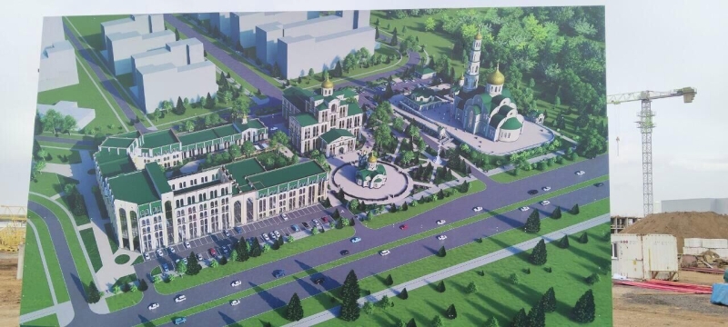 Патриарх Кирилл освятил храм в Астане