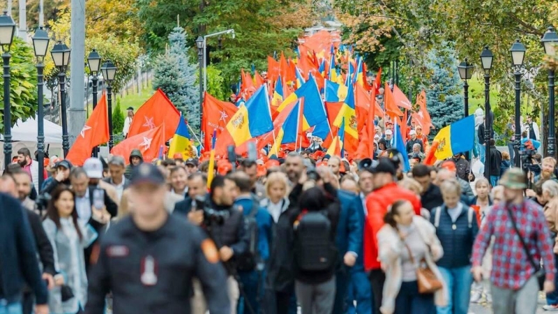 В Кишиневе прошел марш за честные выборы