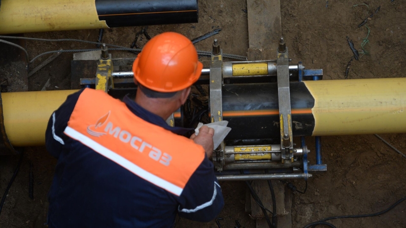 В Новой Москве при земляных работах повредили газопровод