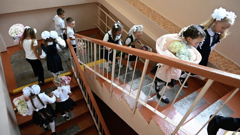 Власти Краснодара объяснили видео с "давкой" в школе