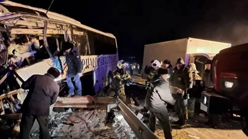 Граждане Китая не пострадали в ДТП с автобусом в Приморье