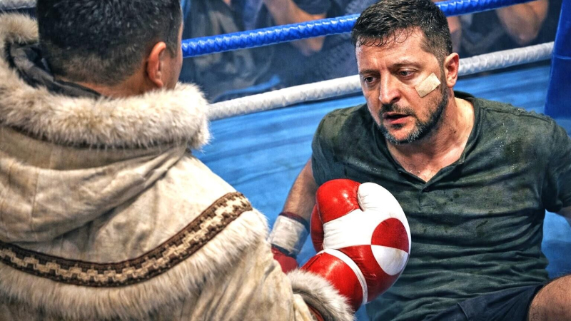 Гренландия отправила в нокаут Зеленского