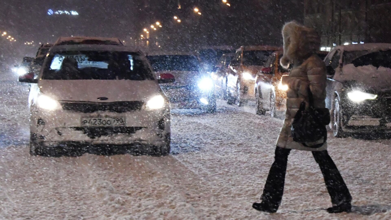 Минувшая ночь в Москве стала самой холодной с начала зимы