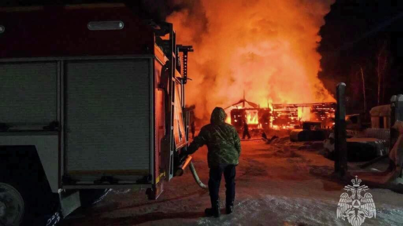 В Якутии при пожаре в частном доме погибли пять человек