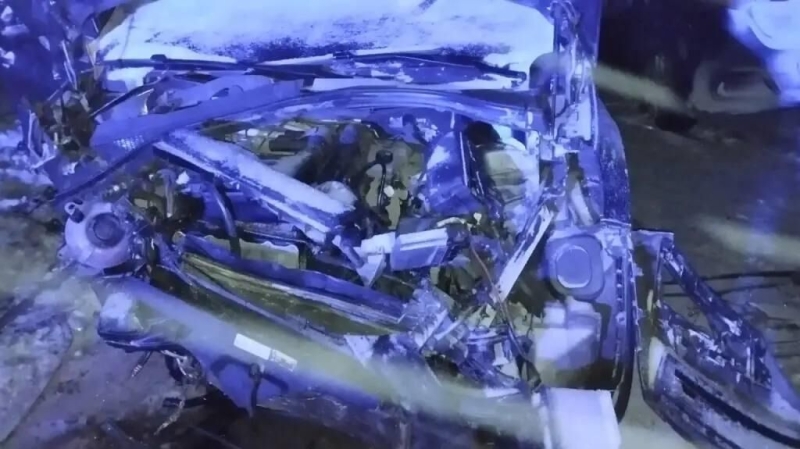 В Карелии в ДТП с двумя автомобилями пострадали девять человек