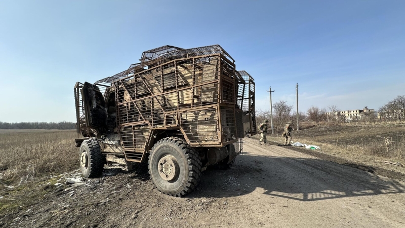 ВС России уничтожили бронемашину MaxxPro под Северском