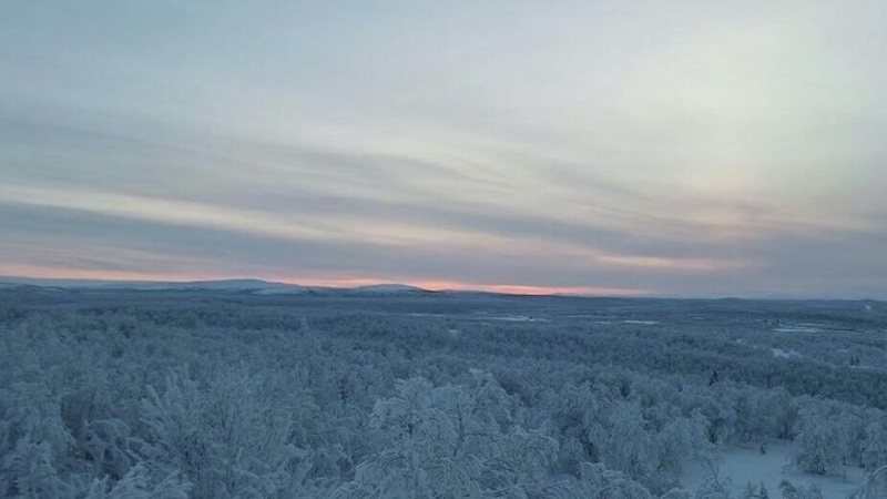 Жители Мурманска встретили первый рассвет после полярной ночи