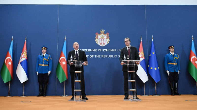 Алиев заявил о готовности Азербайджана сотрудничать с Сербией в энергетике