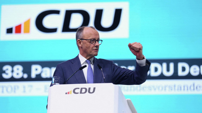 Мерца переизбрали председателем ХДС