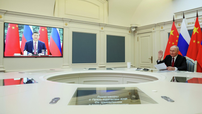 Путин и Си Цзиньпин обсудили торгово-экономическое сотрудничество