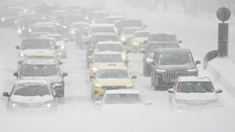 Сильный снегопад в Москве продлится до пятницы