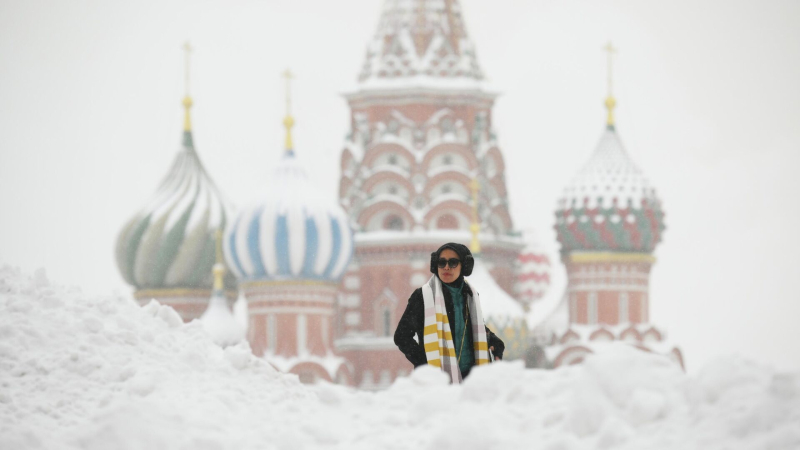 В Москве высота снежного покрова достигла 57 сантиметров