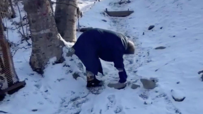 В Находке сделали лестницу для ходившей в магазин на четвереньках женщины