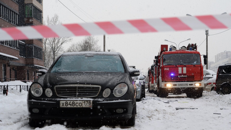 В Петербурге вспыхнул пожар в историческом здании