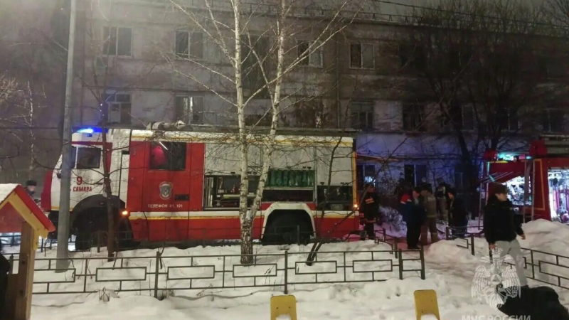 В Самаре человек погиб при пожаре в доме