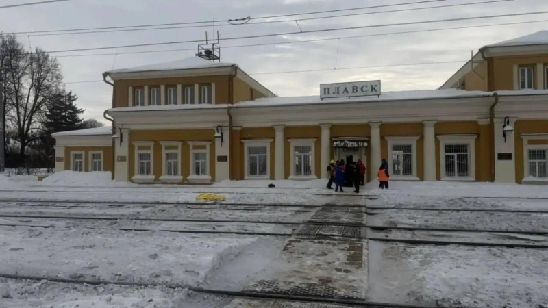 В Тульской области женщина поскользнулась на переходе и попала под поезд
