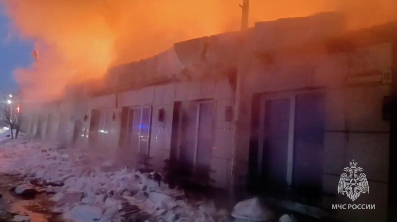 Под Нижним Тагилом вспыхнул пожар в кафе