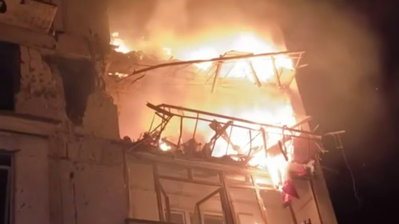 Жильцов атакованного БПЛА ВСУ дома в Запорожской области эвакуировали